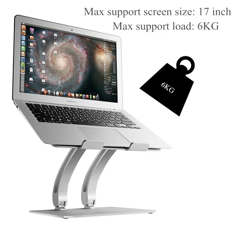 

Foldable Aluminum Laptop Stand,Adjustable Multifunction Tablets Book Notebook Cooling Holder for MacBook Air Pro 11-17 inch