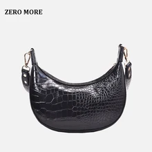 Крокодиловой кожи сумки hobo для Для женщин Новая мода женская сумка роскошная дизайнерская сумка через плечо сумки для Для женщин bolsa