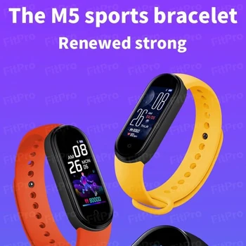 

1PCS M5 Smart Bracelet Men Women Heart Rate Monitor Blood Pressure Fitness Tracker Smartwatch Band 5 Sport Watch For IOS Android