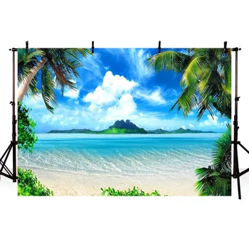 

TAIBO Vinyl Background Photography Beach and Ocean Background Seascape Photo Studio Backdrop Photocall