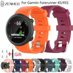 Сменный силиконовый ремень для Garmin Forerunner 45 frontier/классический ремешок для часов для Garmin Forerunner 45S смарт часы ремешок аксессуары