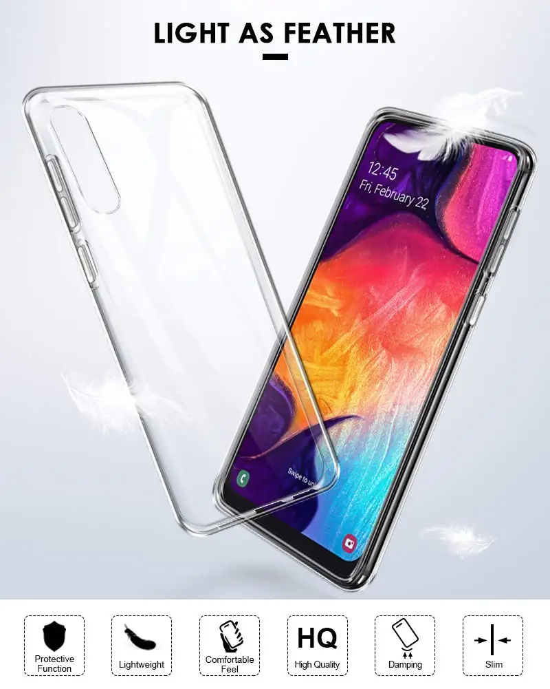 100Pcs Clear Ultra Thin Soft TPU Case For Samsung