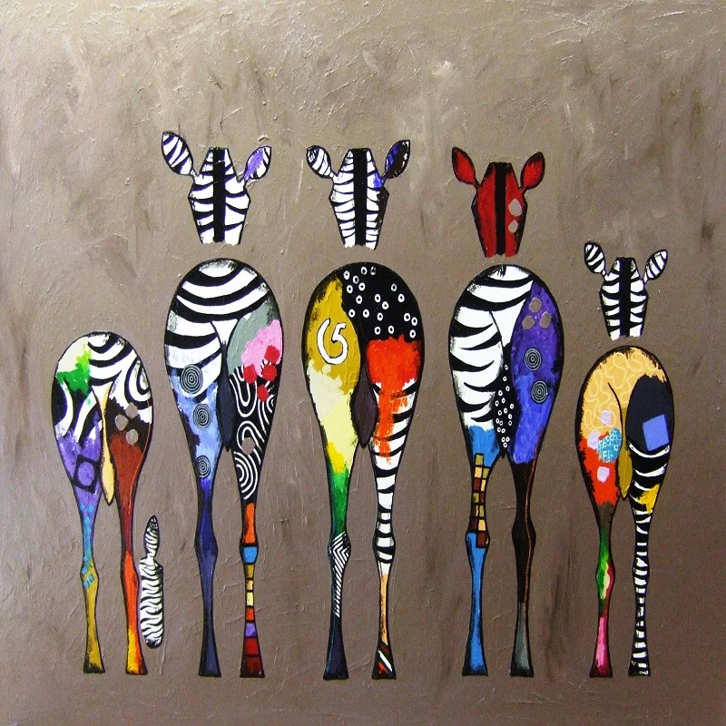 Zebra-Painting-By-Numbers-Coloring-On-Canvas-For-Adult-Paint-DIY-With-Frame-Animal-Drawing-Picture