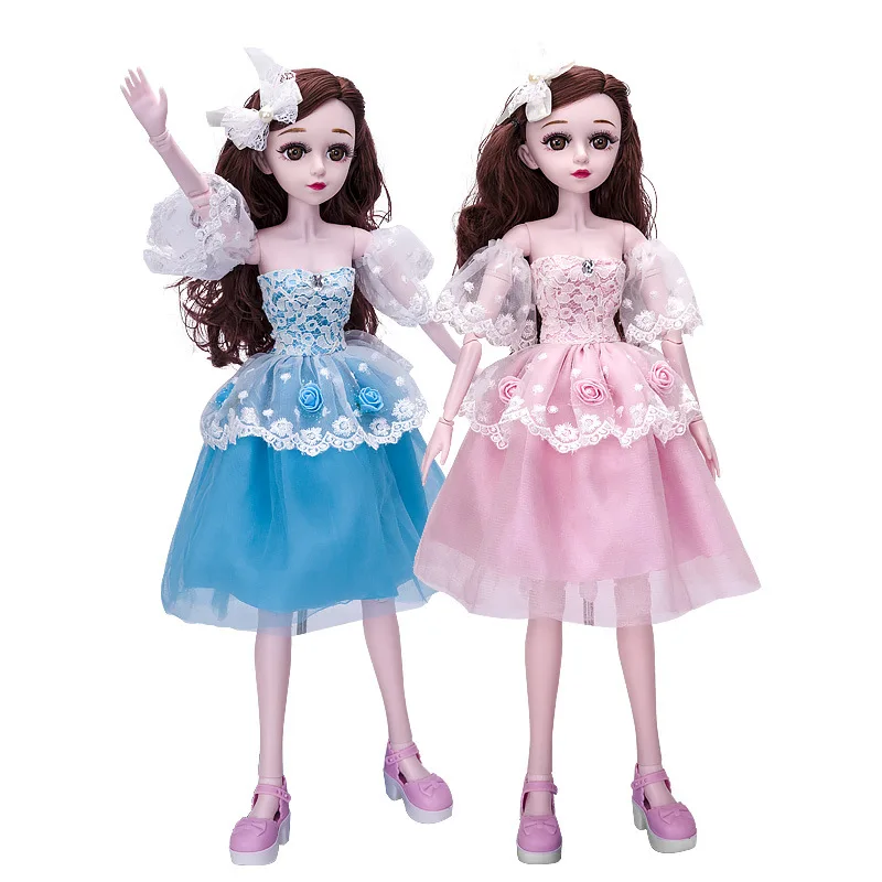 60 см Bjd кукла детские игрушки для девочек модная нарядная кукла с подвижными суставами кукла игрушки для девочек Kesti кукла набор с платьем мяч шарнирная кукла