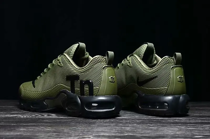 Оригинальные мужские кроссовки для бега NIKE AIR MAX PLUS TN, черные кроссовки, амортизирующие, противоскользящие, легкие, удобные, хорошее качество