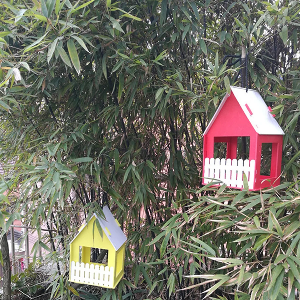 Bird House Wooden Ventilation Pet Parrot Cage Birds Nest House Parrot House Nesting For Small Pet Parakeets Sparrows