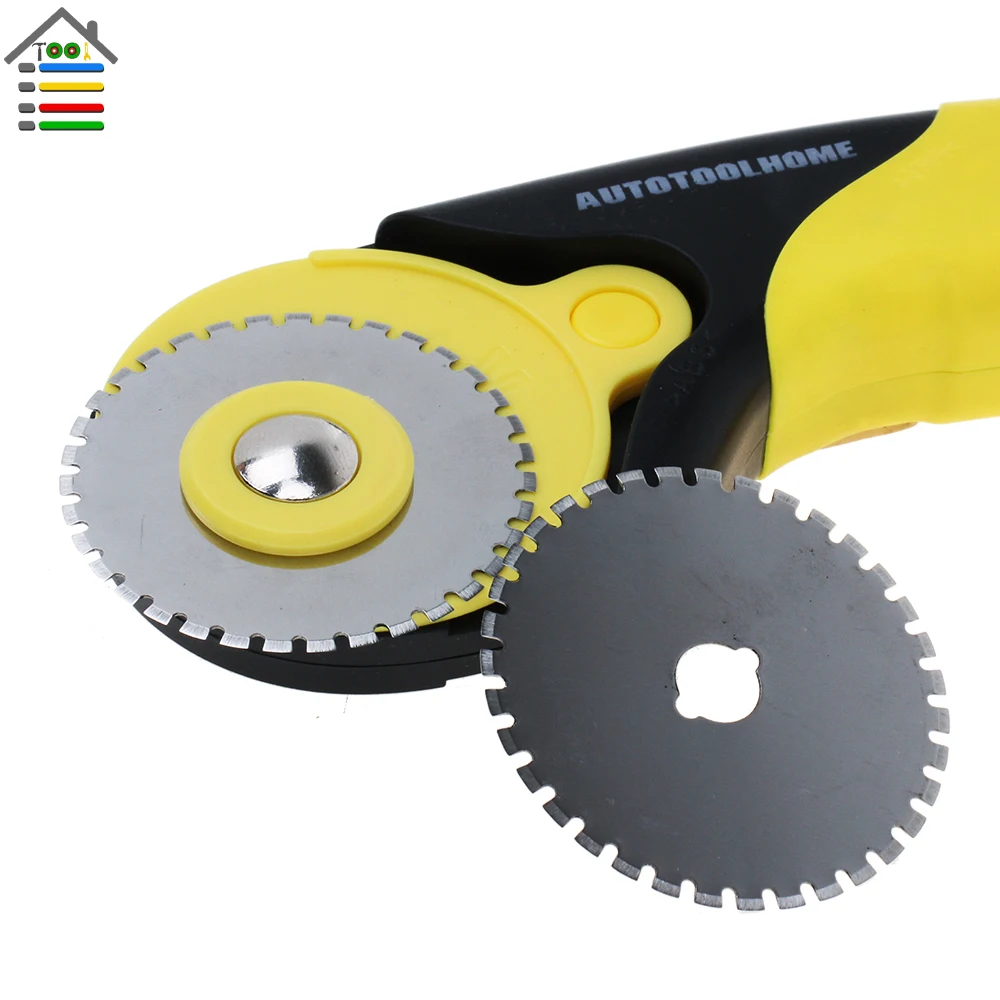 Dafa 45mm Skip Blades for Rotary Cutters, 2 Perforating Rotary Cutter Blades  Per Pack, Fits Most