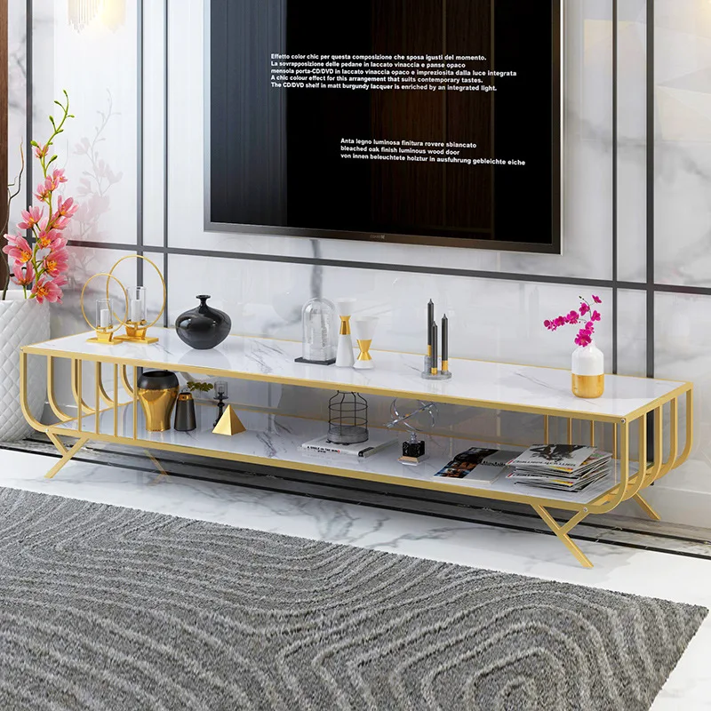 

Television Cabinet Modern Minimalist Living Room Small Apartment Household Northern European-Style TV Bench for Bedroom TV Stand