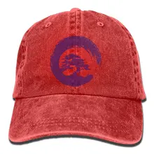 Бонсай дерево японская каллиграфия круг буддизм дзен 0 унисекс бейсболка хлопок деним Регулируемая охотничья Кепка для мужчин и женщин