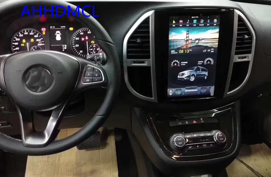 Мультимедийный плеер в стиле Тесла Android автомобильная стереосистема GPS