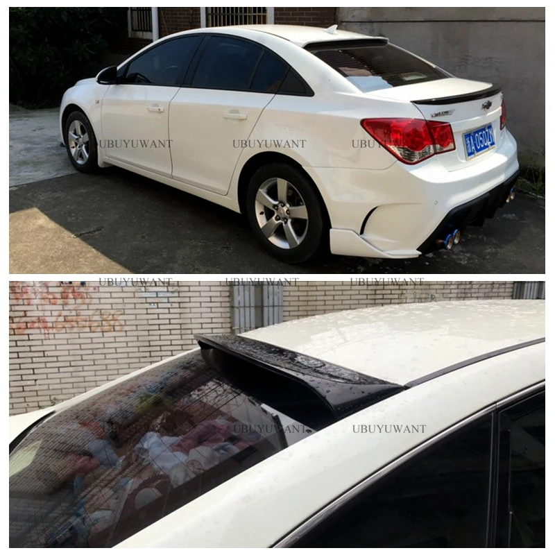 Для Chevrolet Cruze 2009 2010 2011 2012 2013 ABS спойлер на крышу праймер цветное украшение в виде