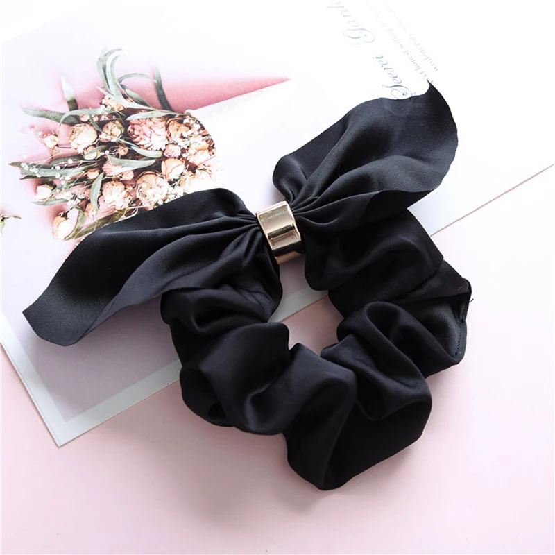Fashion Scrunchier for Woman Elastic Hairband Knot Scrunchy Girls Hair Accessories Christmas Headbans Pleated Headband Scrunchie