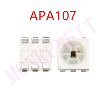 

New 1000pcs DC5V APA107 LED Chip 5050 SMD RGB APA102 Chip 6pins SMD 5050 RGB built-in APA107 IC(APA102 update) 0.2W 60mA SOP-6