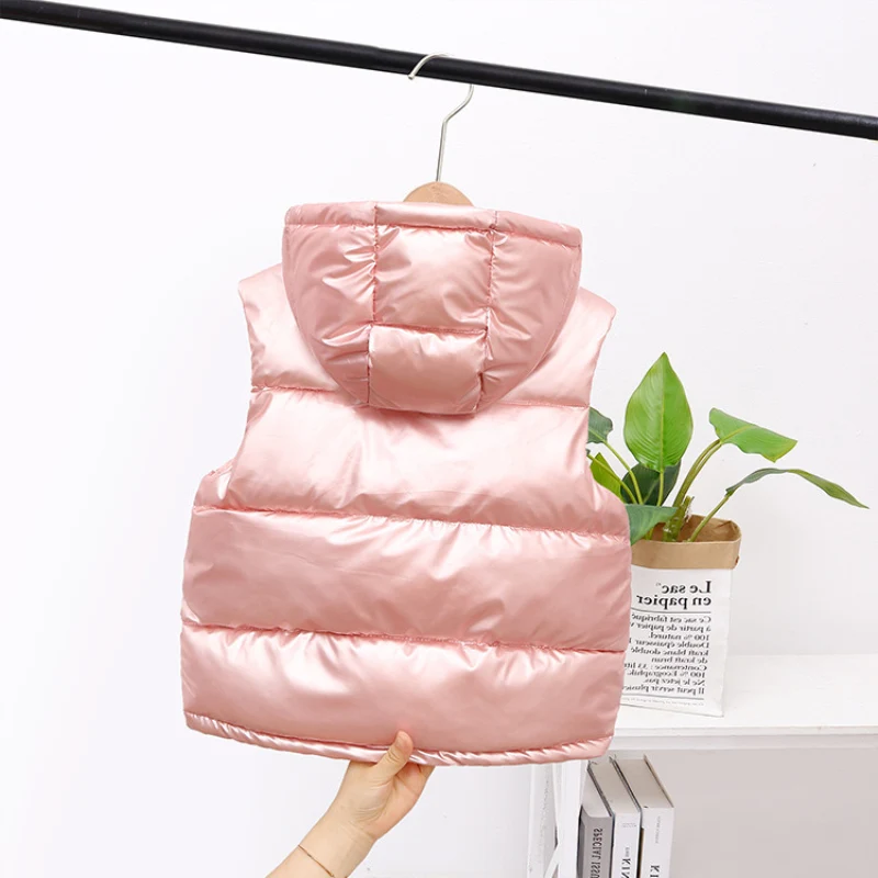 Children Vest Girls Boys Baby's Kids children vest Down Vest Waistcoat Cute Warm Plus Thicken Winter Autumn Outdoor Jacket Cardigan Children's Clothes