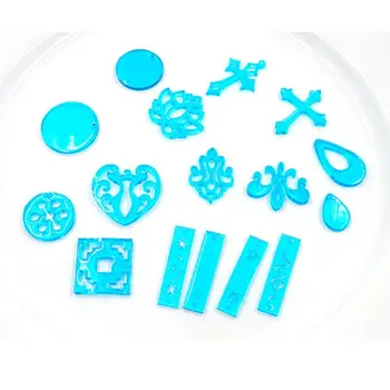 

17Pcs Flower Cross Round Teadrop Bird Jewelry Pendant Mold Jewelry Making Mould