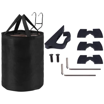 

1 Set Electric Scooter Storage Basket Accessories & 1 Set Rubber Vibration Dampers and Hook Designed