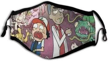 

Dust Mask Rick and Morty 3D Windproof and Dustproof Adult Face Mask Print Mouth-Muffle Protective PM2.5 Dust Washable Masks