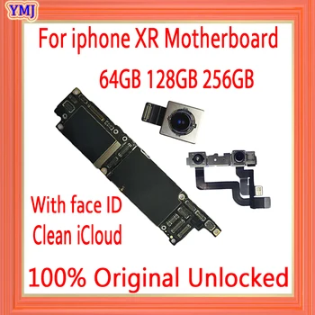 

100% Unlocked Replacement Logic Board 64GB 128GB 256GB For iPhone XR Motherboard With IOS System For iPhone XR With/NO Face ID