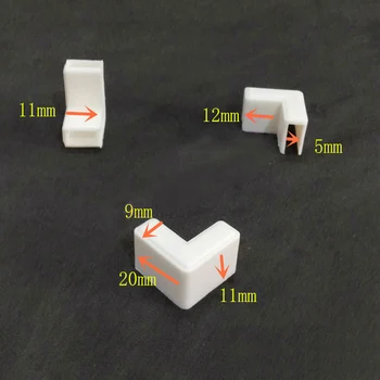 

4PCS 5mm I.D Corner Guard Protective Angle Prevent Collision Trilateral Protect Horn Material Tortoise Turtle Aquarium Fish Tank