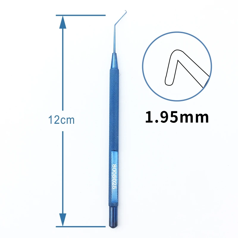 Novo Titânio Phaco Chopper Ponta Oftálmica Olho Instrumento Cirúrgico 1.95mm 2 High Quality Beleza e saúde