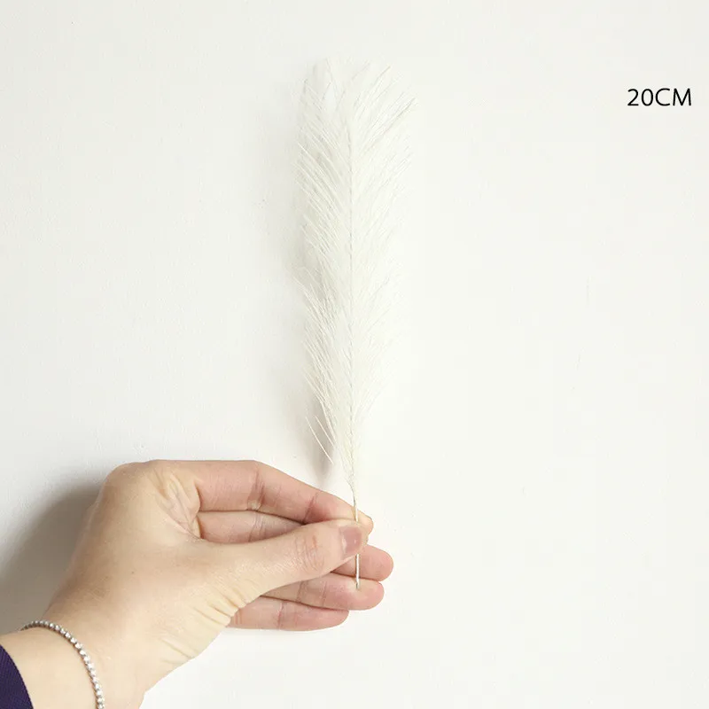 DY000239-white 50 шт./лот, искусственные цветы Феникс, украшение дома, свадебный букет, искусственный цветок - Цвет: DY000239-white