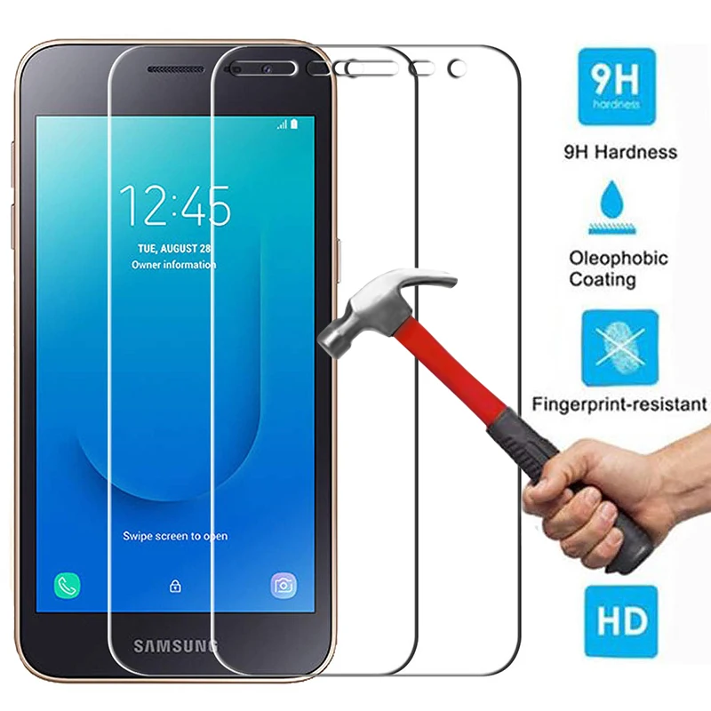 2 шт. закаленное стекло для Samsung Galaxy J2 Core 9H 2.5D Премиум Защита экрана 2018 защитная