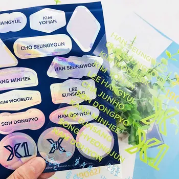 

Kpop X1 Sticker Kpop Album X One Cartoon Cute Paper Phone Stickers Set Concert Laptop Jewelry Packaging