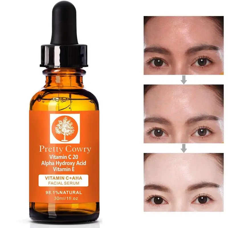 Pretty Cowry Brand Skin Care Vitamin C Natural Face Essence Serum Hyaluronic Acid Anti Wrinkle Remove Acne Cream 30ml Pretty Cowry Brand Skin Care Vitamin C Natural Face Essence Serum Hyaluronic Acid Anti Wrinkle Remove Acne Cream 30ml