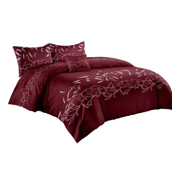

Imitation Embroidered Ink Quilt Cover Pillow Case Art Pattern Soft Comfortable Elegant Bed Linings Kit