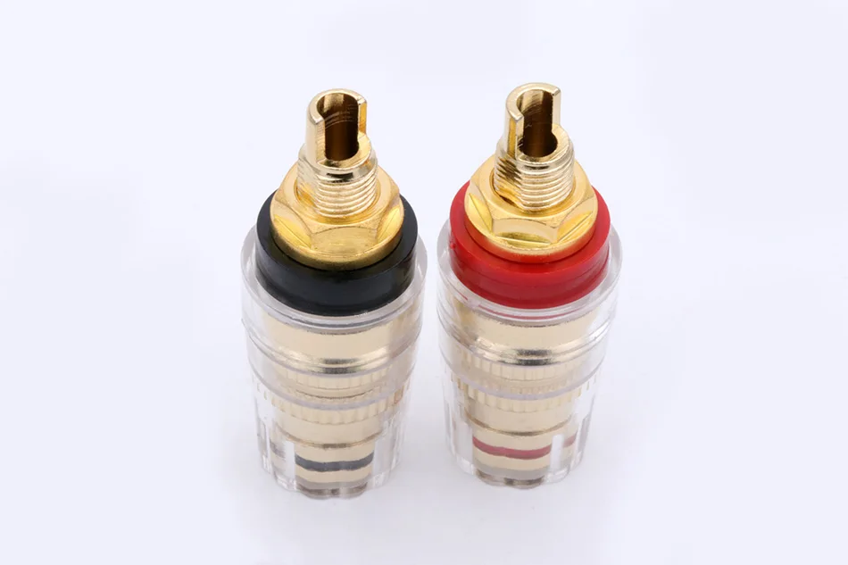 Conector banhado a ouro 4mm, 8 peças