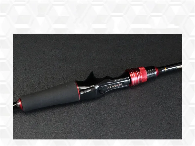 Красный/синий 2,1 м EVA ручка спиннинговая Удочка 2 сек углеродное волокно литье приманки удочки