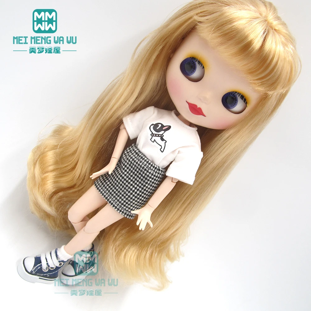 1 шт. одежда Blyth Doll серый сексуальный свитер, измельченные леггинсы для Blyth Azone OB23 OB24 аксессуары для кукол