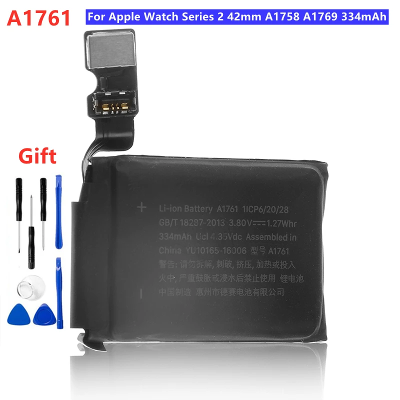 A2181 Bateria para Apple iWatch Series 5, 296mAh, baterias de relógio  inteligente de 44mm, ferramentas gratuitas