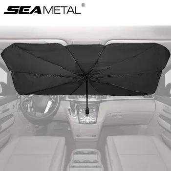 

Car Sunshade Interior Protector Covers Universal Car Interior Parasol UV-Protective Auto Front Rear Window Sunshade Windshield