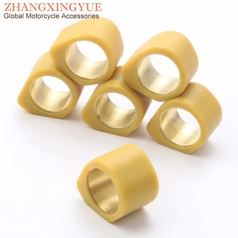 6PC High Performance Variator Weights 20x15mm 8g for Honda SH125 NES PCX Pantheon Spacy 125cc 4-stroke |