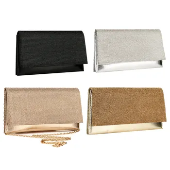 

Envelope Clutches Leather Elegant Party Clutch Bag With Rhinestone Women Evening Bags Designer With Chain Shoulder Pouch