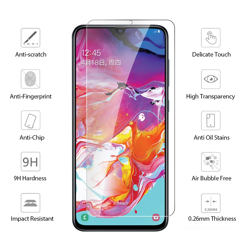 30 Защитная Стекло для samsung A50 A40 A30 A20 Экран протектор на Sam Galaxy A 20 40 50 50A 40A 30A Броня Закаленное стекло пленка
