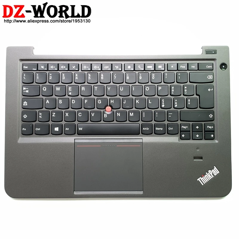 Верхний чехол для рук с итальянской сенсорной панелью с подсветкой для Thinkpad S3 S431 S440 с подсветкой Teclado C крышкой 04X1009 04X0972