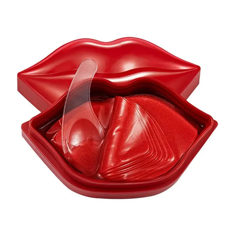 

20pcs Cherry Hydrating Moisturizing Lip Mask For Women Winter Lip Anti-drying Lightening Lip Lines Lip Care Mask