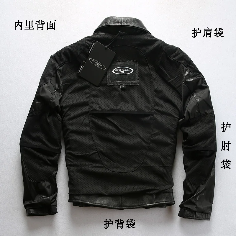 80% OFF 98010 Read Description! Asian size genuine cow skin leather jacket mens cowhide casual vintage biker leather jacket