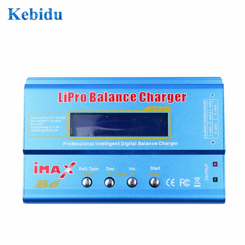 KEBIDU iMAX B6 50 Вт 5A зарядное устройство Lipo NiMh Li-Ion Ni-Cd цифровой RC Баланс Зарядное устройство Dis зарядное устройство для Walkera x350 Горячая
