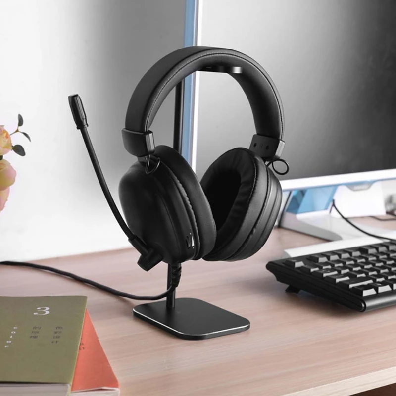 Earphone Hanger Holder Headphone Stand Rack Sturdy Non Slip Aluminum Alloy Gaming Headset Bracket with Solid Base