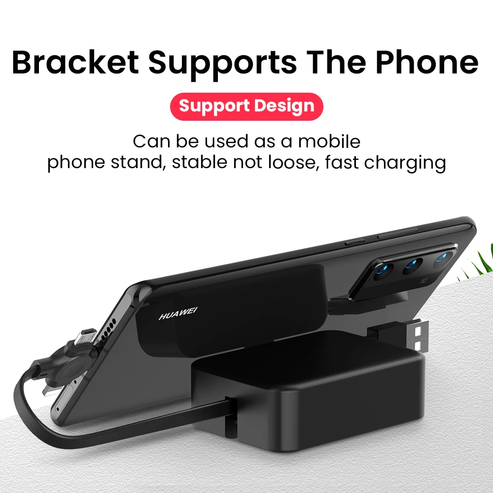 Cablu USB extensibil 4 în 1 cu 8 pini/USB tip C/Mini USB, potrivit pentru iPhone 14 13 Pro, încărcător de date pentru telefon mobil de 1 m_voghion.com