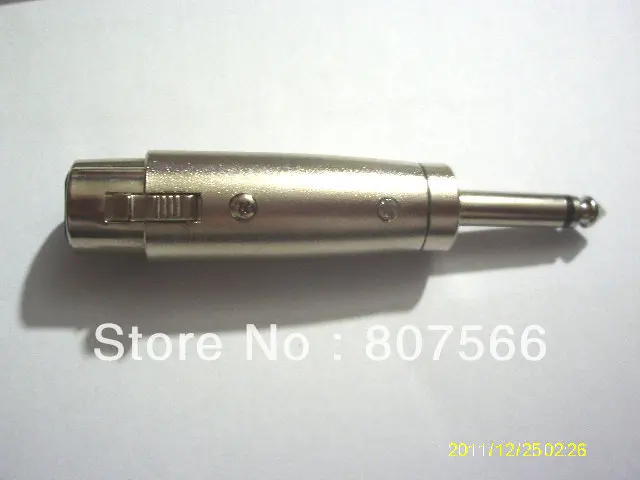 4 шт. XLR 3-контактный разъем для 1/" подойдет как для повседневной носки, так микрофон в комплект поставки входит адаптер