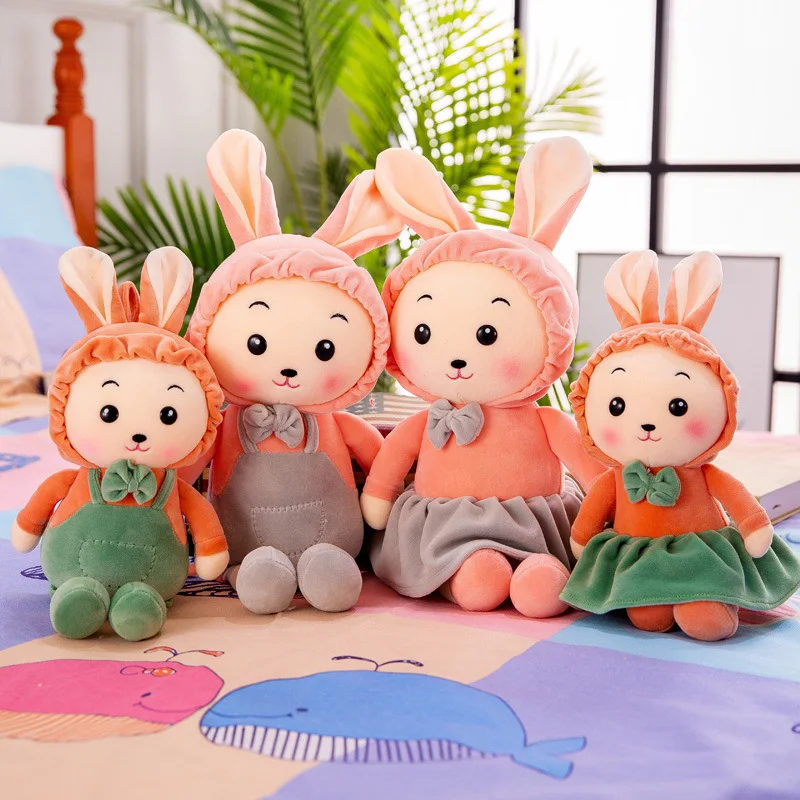 40cm Lovely Rabbit Doll Stuffed Toys Plush Animals Kids Toys for Girls Boys Kawaii Baby Plush Toys Cartoon Rabbit Soft Toys