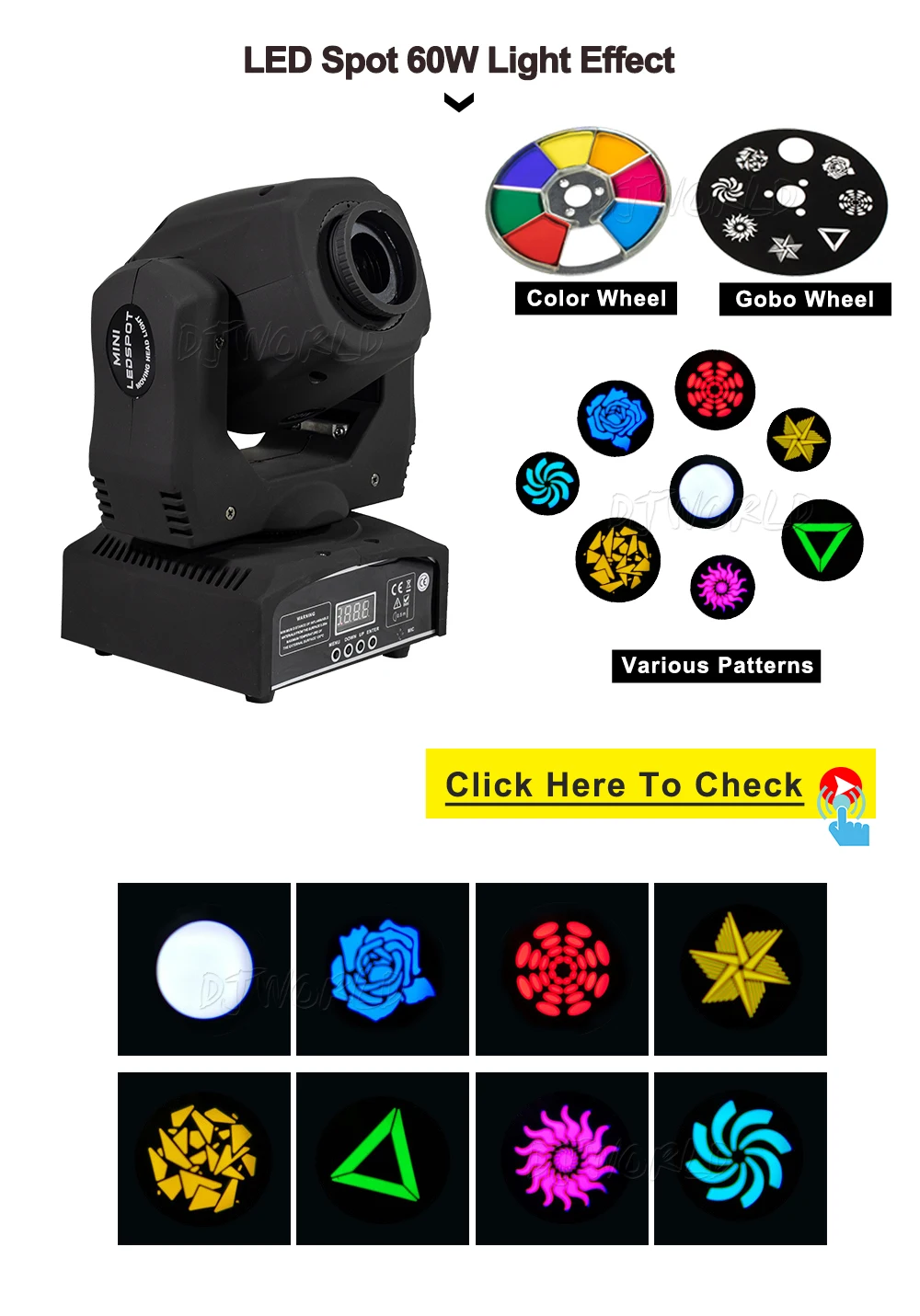 LED Spot 75W Lighting With 3 Face Prism (8)
