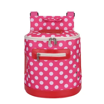 

gou bao Pet Bag out Carrying Case Backpack Dot Pet Bag Back gou bao Chest Back Cross-Border Popular