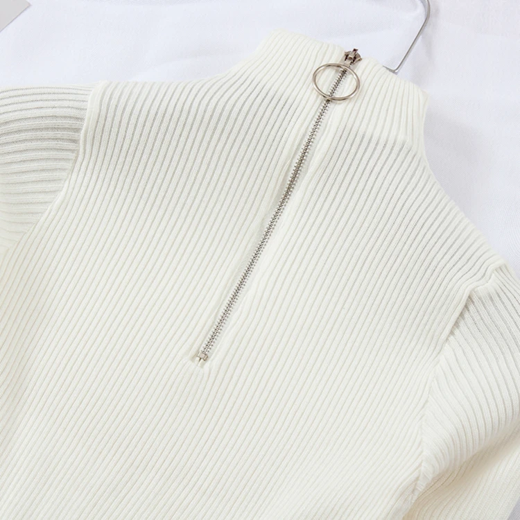 Colorfaith/Новинка года; осенне-зимний женский свитер с высоким воротником; Вязаные Теплые Топы в винтажном Корейском стиле; тонкие однотонные SW263
