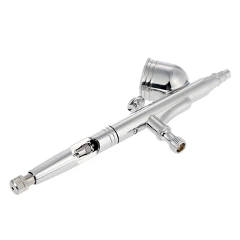 

Professional Gravitation Feed Dual Action Spray Gun Airbrush Air Compressor Kit for Art Painting Manicure
