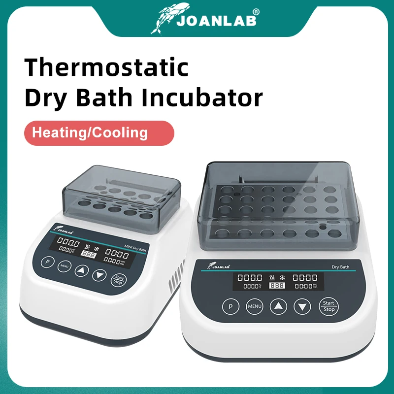 Digital Display Portable Thermostatic Dry Bath Incubator With Heating Block 0.2ml 0.5ml 1.5ml 2ml 15ml 50ml 220v Lab Equipment